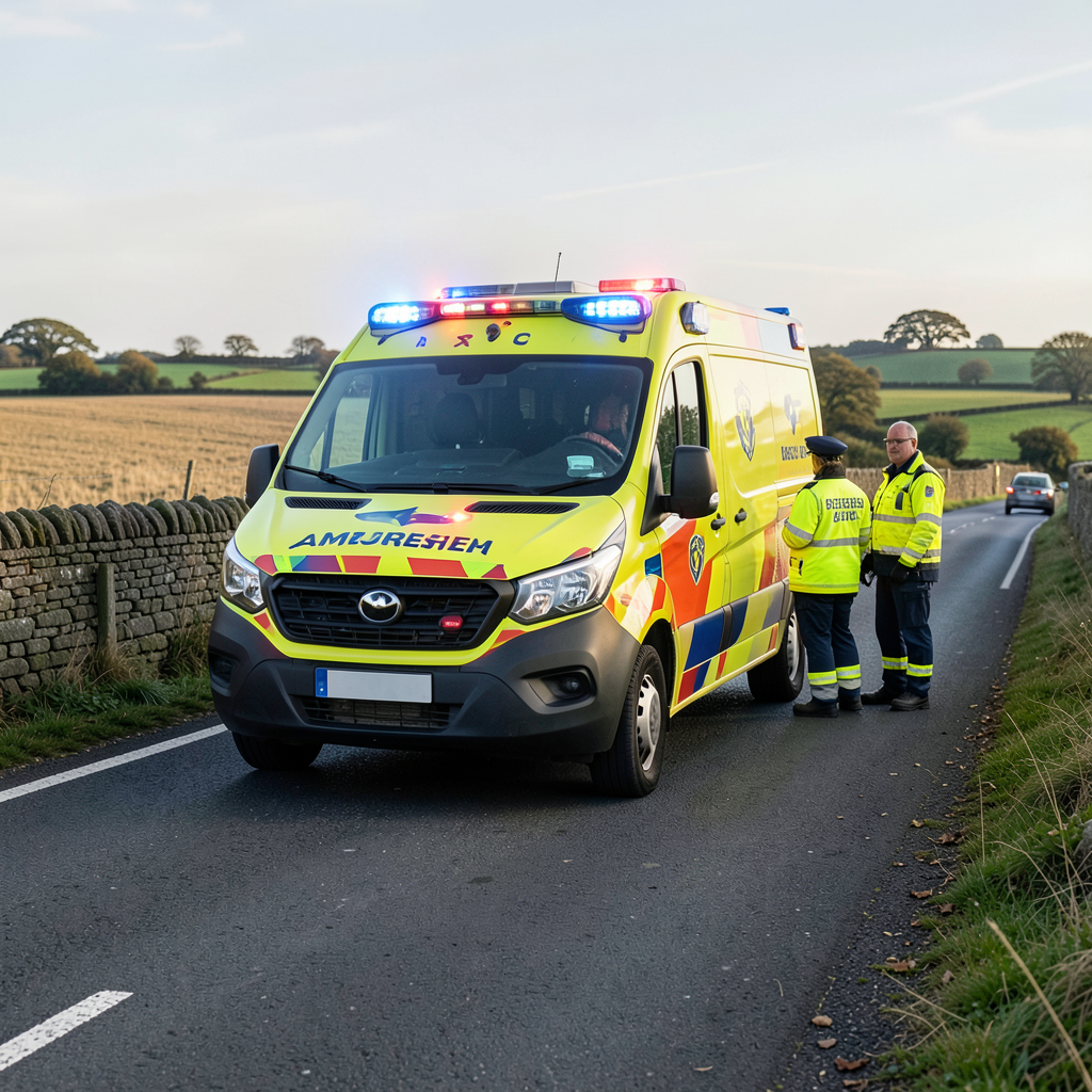 Ambulance crews respond to A59 crash near Skipton on September 20